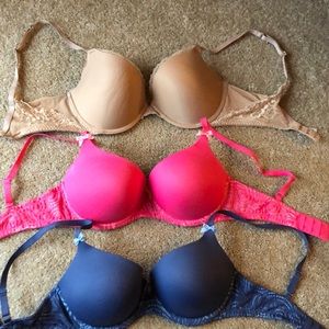 3 - 34D bras